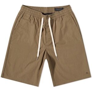 Rag & Bone Axel Olive Green Drawstring‎ Shorts Sz S